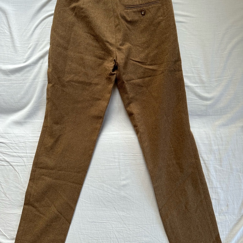 Women’s APC Wool Brown Pants - Picture 3 of 4
